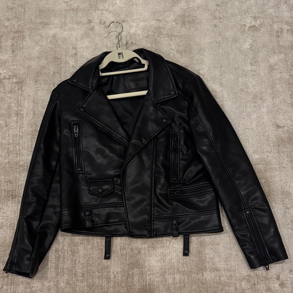 Blank NYC Black Leather Jacket - Picture 1 of 2